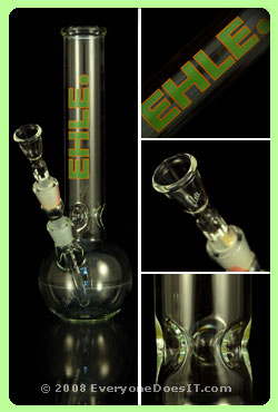 Ehle Straight ball glass bong