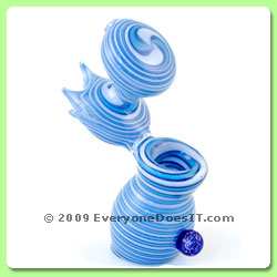 blue weed bubbler