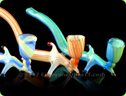 colorful weed pipes