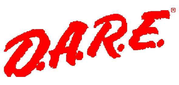 logo for anti drug organization D.A.R.E.